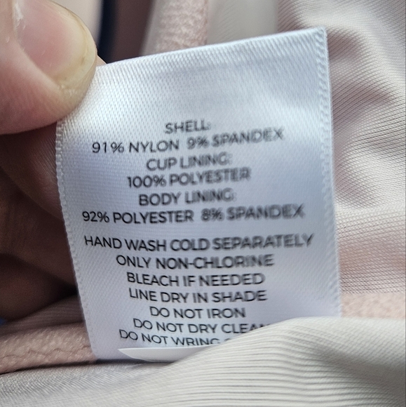 NWT Shade And Shore Women's Swim Bikini Top Size 34C Cobalt Blue Tie Back - Picture 5 of 6